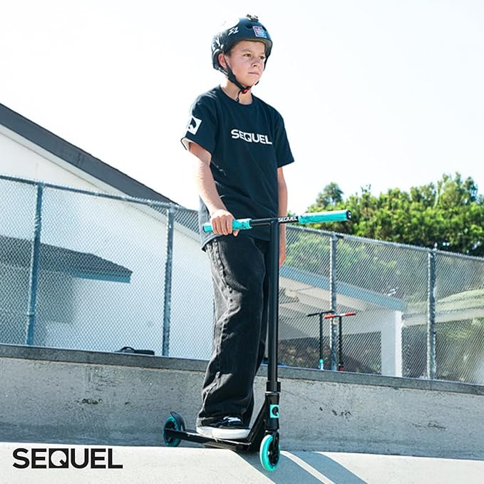 Sequel Ignite Stunt Scooter, Pro Complete Trick Scooter for Kids 8+, Beginner Skatepark BMX Scooter