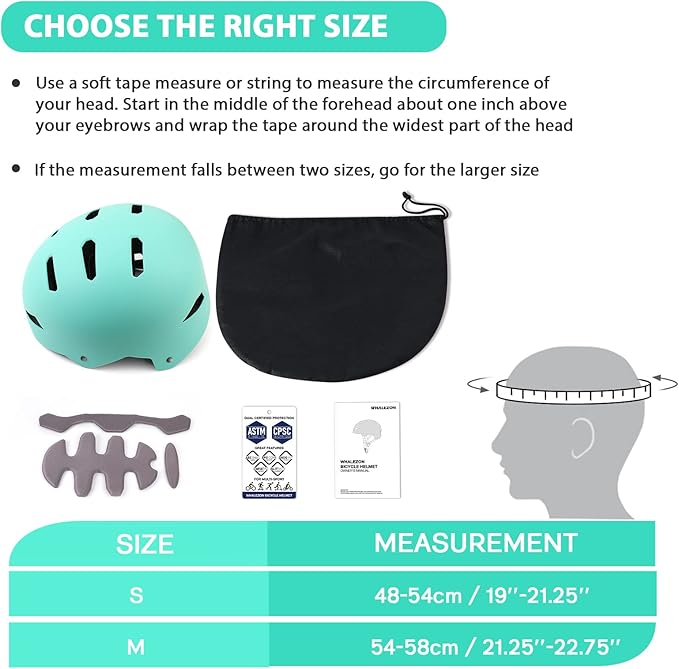 Kids Bike Helmet Ages 3-5-8-14, CPSC ASTM CPSIA Certified Toddler Helmet