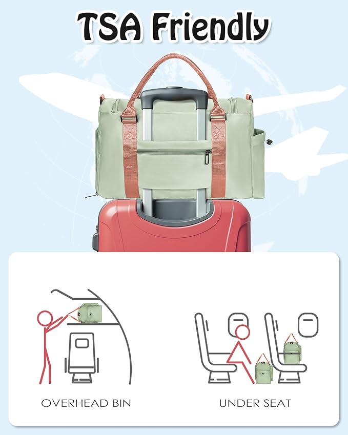 Duffle Bag, Birthday Gifts Teen Girl Gift, Initial Travel Duffel Bag, Gift for Kids, Monogram Overnight Bag Girlfriend Birthday Gifts for Women Gifts for Teen Girls Boys