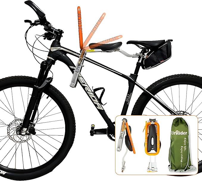 Child Bike Seat, Front Mount Kids Bike Seat,Fit Mountain Bikes, Cruiser Bikes, Folding Bikes, Ultra Light,Portable, Tool-Free, Quick-Release,Toddler Bike Seat for 2-6 Years(up to 60lbs)