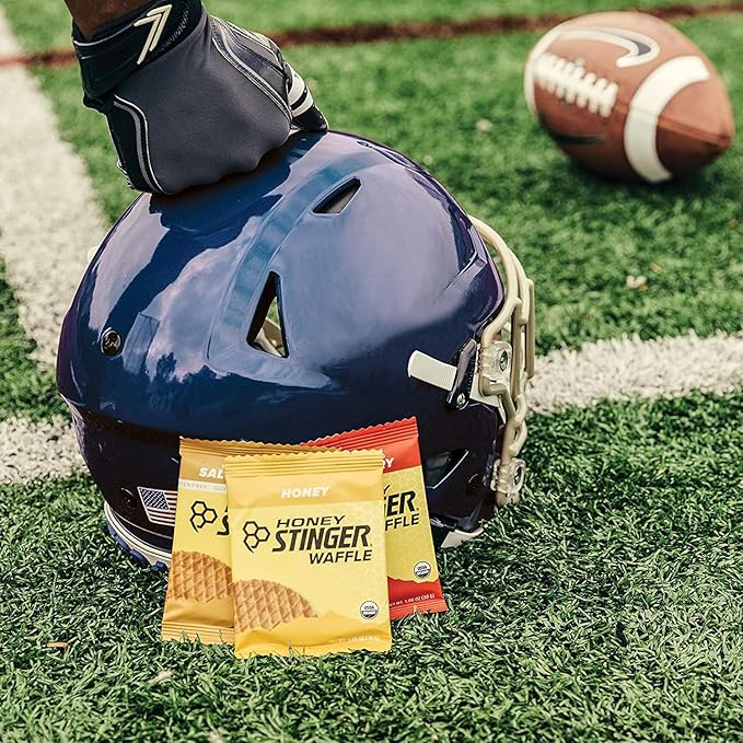 Honey Stinger Organic Mini Honey Waffles, Energy Stroopwafel for Exercise, Endurance and Performance, Sports Nutrition for Home & Gym, Pre and Post Workout, 5 Bags, 26.5 Ounce