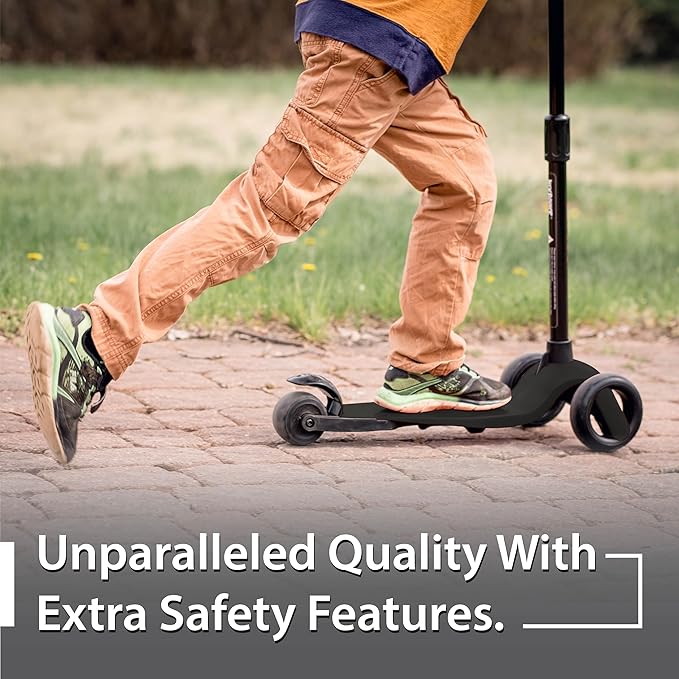 New-Bounce Scooters for Toddlers - 3 Wheel Scooter for Kids with Adjustable Handlebar - The GoScoot MAX is Perfect for Children and Toddlers, Girls and Boys Ages 3-10