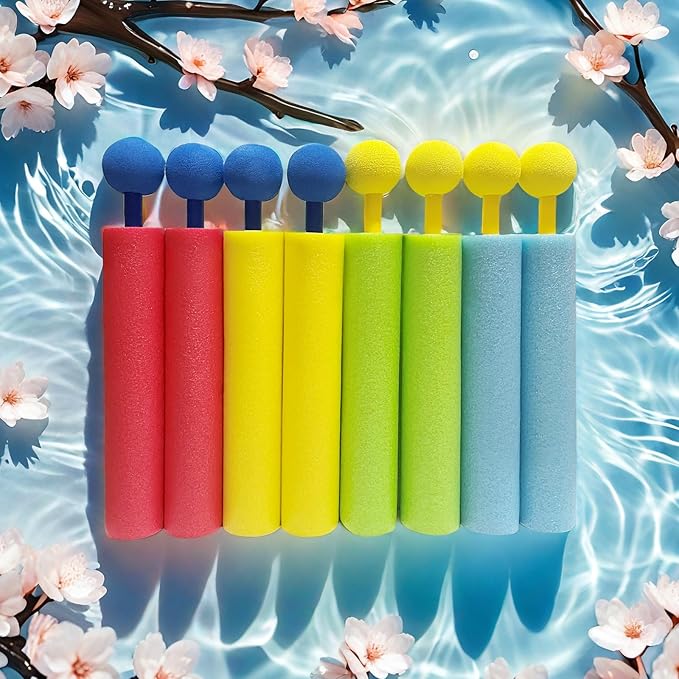 Squirt Guns,Water Gun,for Summer Water Fights, Water Parks, Water Parties, Family Fun Pools, Summer Camps, Beaches and Outdoor Activities. (8-Pack Ball Shape Water Guns)