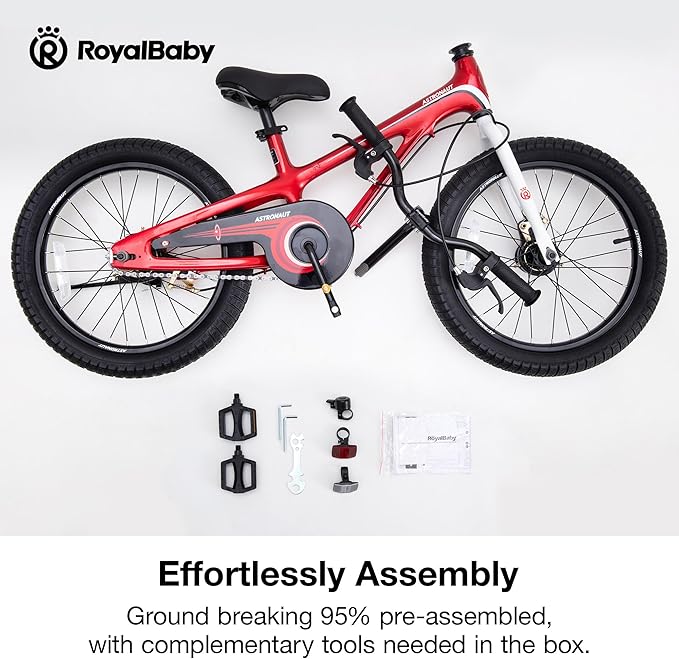 RoyalBaby Magnesium Kids Bike Lightweight Alloy Children Sport Bicycle 14/16/18 Inch Wheel for Boys Girls Ages 3+ Years