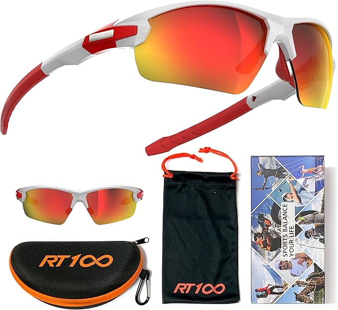 RIDE YOUR WAY Professional wrap around Frameless Cycling Sunglasses for Men and Women