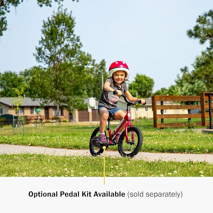 Strider 14x, Balance Bike for Kids 3 to 6 Years - Includes Custom Grips, Padded Seat, Performance Footrest & All-Purpose Tires - Easy Assembly & Adjustments