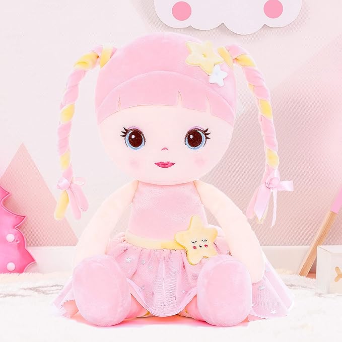 Lazada First Baby Dolls Soft Baby Girl Gifts American Doll Pink 16"…