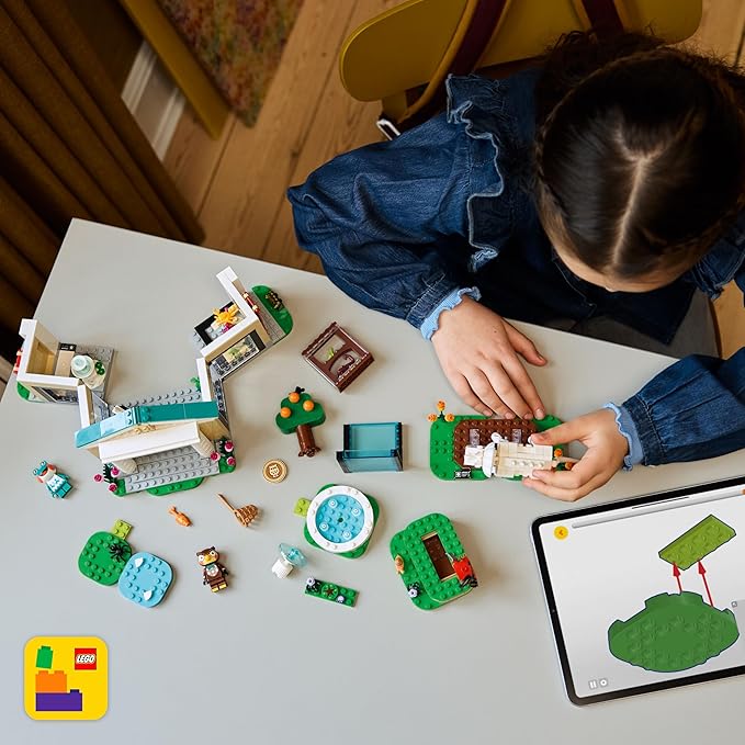 LEGO Animal Crossing Blathers’s Museum Collection Building Toy - Pretend Play Set W/2 Toy Minifigures for Girls & Boys, Ages 7+ - Building Blocks for Kids - Gift Idea for Birthdays & Gamers - 77056