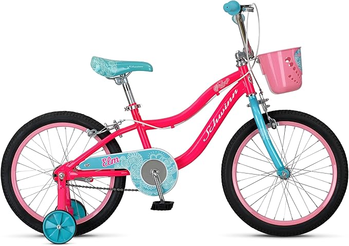 Schwinn Elm and Koen Bike or Balance Bike, 12-20 Inch Bike for Kids Ages 2-13, Black, Blue, Red, Teal, Pink or Purple, SmartStart Ergonomic Design, Adjustable Seat Grows with Child, Training Bicycle