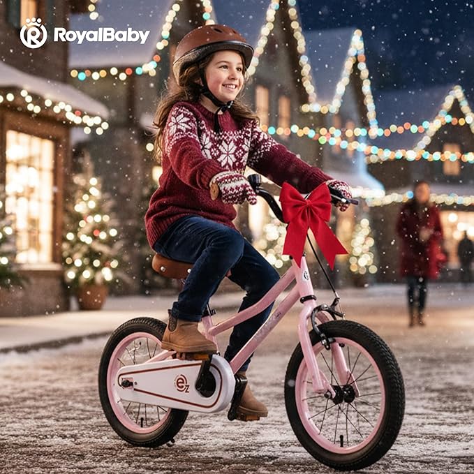 RoyalBaby Kids Bike, Terra EZ Balance to Pedal Convertable Bicycle, 14 16 18 Inch Easy Learn Balancing to Biking Boys Girls Ages 3-9 Years Beginners