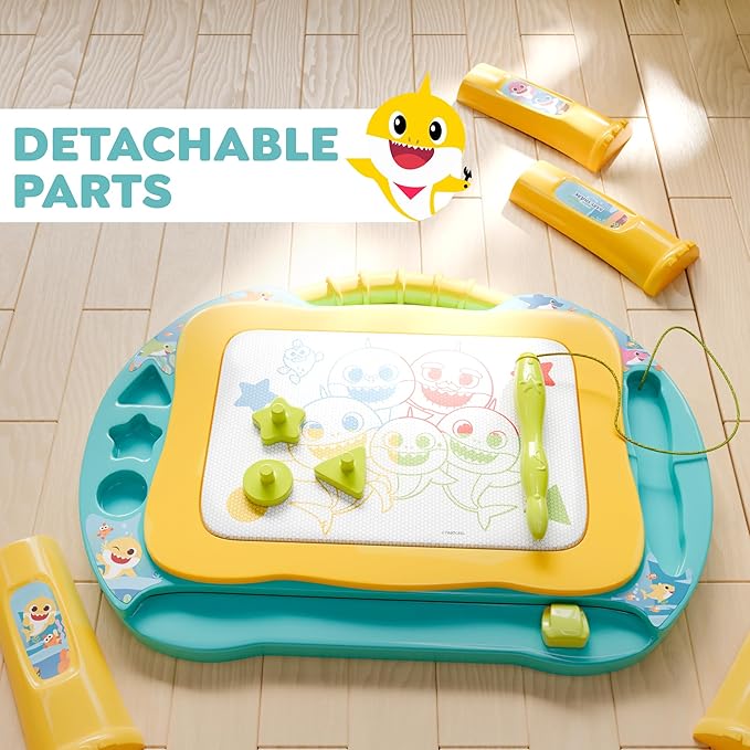 Lollipop Baby Shark Magnetic Drawing Board - Creative Fun for Kids - Easy Erasing, Mess-Free Drawing, Large Drawing Surface - Ideal for Imaginative Play - Perfect for Gift