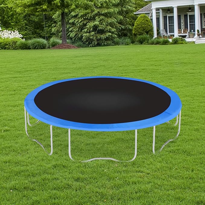 Eapmic Trampoline Pad Replacement, Trampoline Safety Pad, Spring Cover for 8ft 10ft 12ft 14ft 15ft 16ft Round Trampoline with Waterproof Foam Padding, Universal Trampoline Accessories