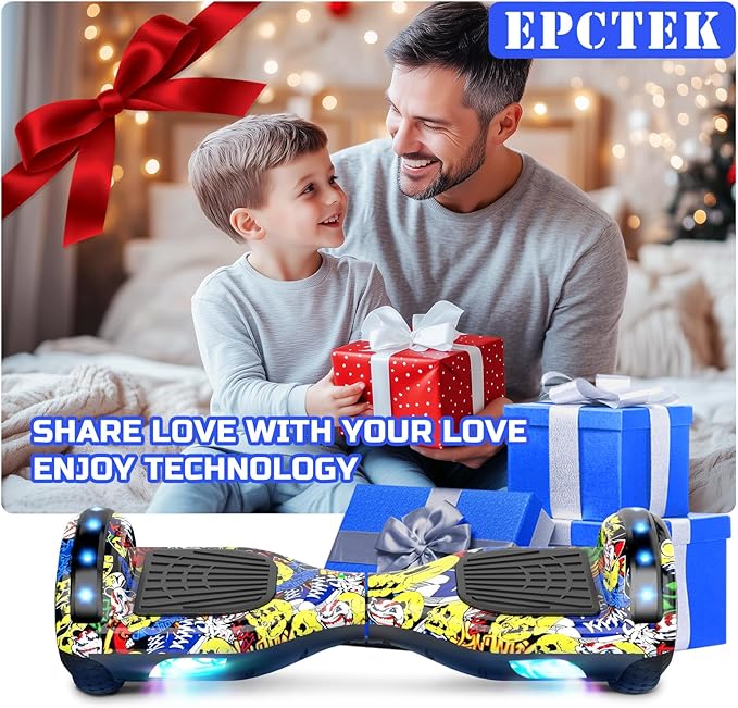 Scooter with Seat Attachment for Kids Adults, 6.5'' 8.5''Balancing Scooter with Bluetooth Speakers & Colorful LED Light with Kart