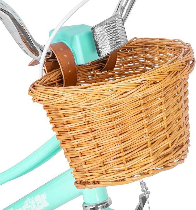 JOYSTAR Girls Bike for 2-12 Years Old Toddlers and Kids, 12" 14" 16" 18“ 20" Retro Style Kids Bike with Training Wheels, 18 20 Inch Children Bicycle with Kickstand