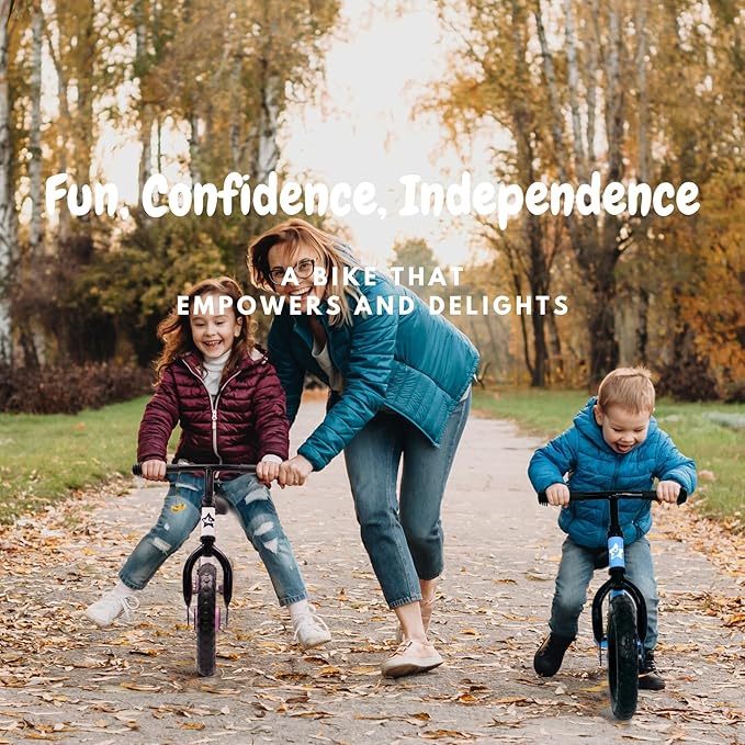16 Inch Kids Balance Bike for 5-8 Year Old, No Pedals, Air Tires, Footrests, Adjustable Height for Big Boys, Girls
