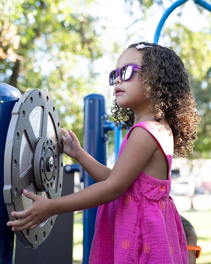 Sunnies Shades Kids Sunglasses, Toddler Sunglasses - Polarized UVA and UVB Protection, Anti-Slip Frame for kids.