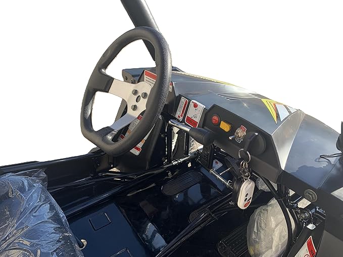 TrailMaster Cheetah 6 Youth Go-Kart - 163cc 5.5HP Engine, 4-Point Safety Belt, Remote Kill, Speed Governor, Suitable for Kids 6-12. with Pre-Assembled Version Now! (Plus, Yellow)