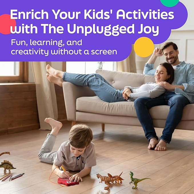 Magnetic Drawing Board for Kids & Toddlers with Beads and Magnet Stylus Pen - Magnetic Travel Toy for Airplane & Car Ride Activities for Kids