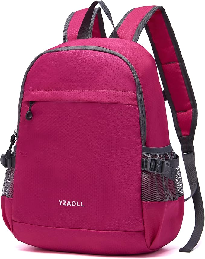 YZAOLL Small Lightweight Packable Hiking Backpack, 20L Hiking Backpack Day Pack for Women Men Travel Camping Vacation,Rose