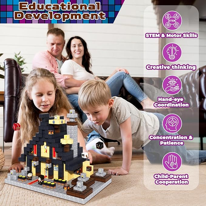 100 PCS Magnetic Blocks - Magic‘s House Magnetic Building Blocks, Stacking Magnets for Kids, Sensory Toy for STEM Montessori Sensory Toys for Kids 3+ Boys and Girls Christmas Birthday Gifts