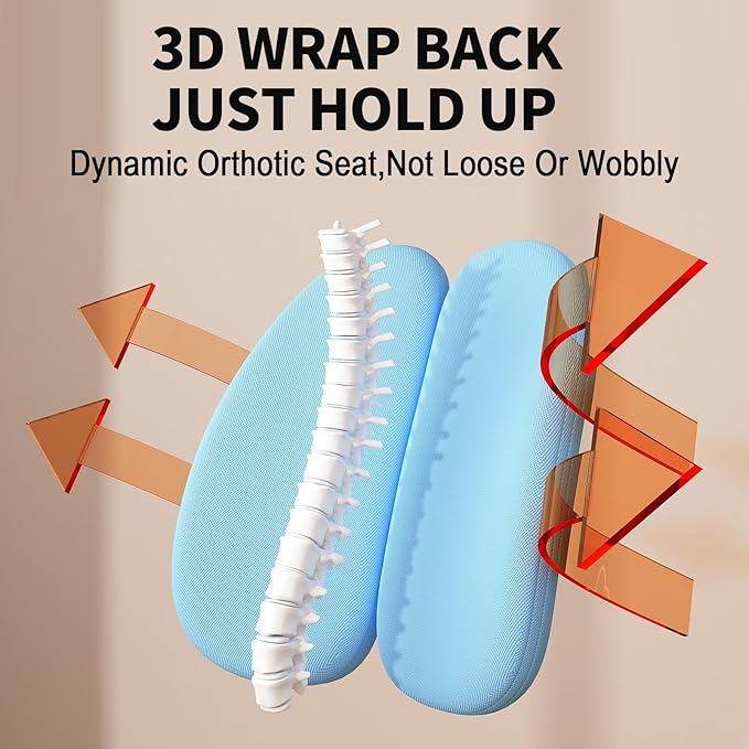 Upgraded Kid's Desk and Chair Set, Adjustable Children's Study Table with Bookshelf and Storage Drawer, 50-Degree Tiltable Desktop with Chair for Bedroom (Pink 117cm)