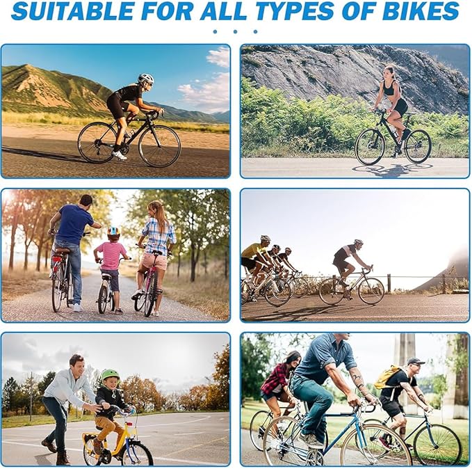 Detachable Front Mounted Kids Bike Seat with Handlebar & Foot Pedals for Children 2-5 Years, Toddler Bike Seat for Adult Bicycle, Secure & Comfortable Bike Attachment for Kids