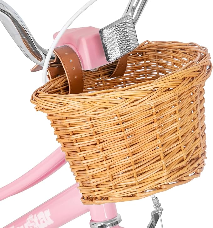 JOYSTAR Girls Bike for 2-12 Years Old Toddlers and Kids, 12" 14" 16" 18“ Retro Style Kids Bike with Training Wheels, 20 Inch Children Bicycle with Kickstand