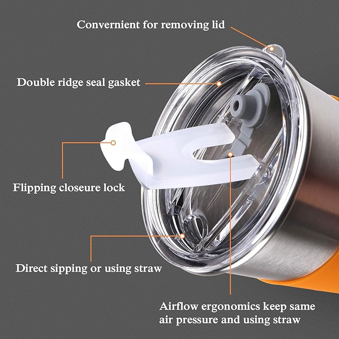 Kids Tumbler with Lids and Straws, 16oz Stainless Steel Cups with Colorful Sleeves, Unbreakable Smoothie Drinking Water Mug, Apply for Adults & Children