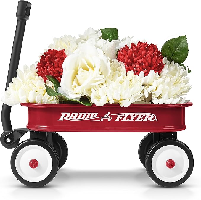 Radio Flyer 12.5 Inch Kids Wagon, Toy Wagon for Kids, Rolling Cart, Carts with Wheels, for Ages 1.5+ Years