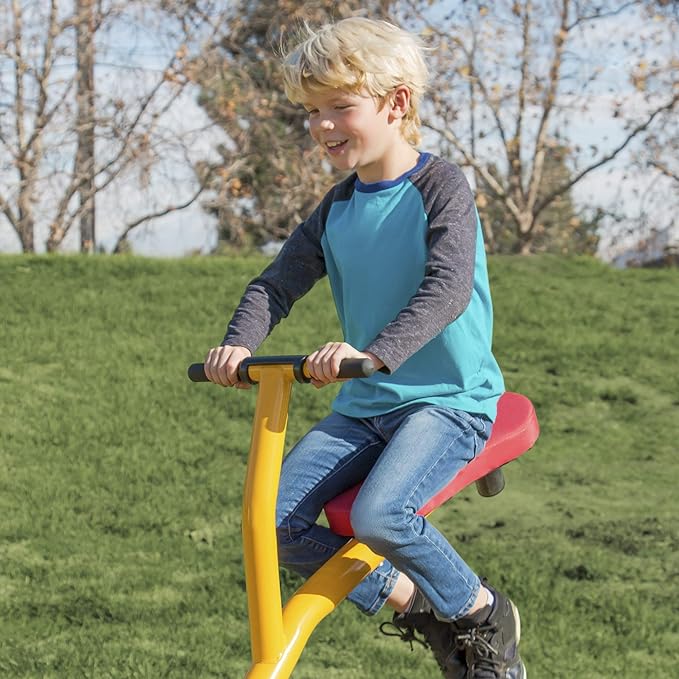 Gym Dandy Indoor & Outdoor Playground Equipment Teeter Totters, 360 Spinning Seesaw, Swing Set for Children Exercises Age 3-12