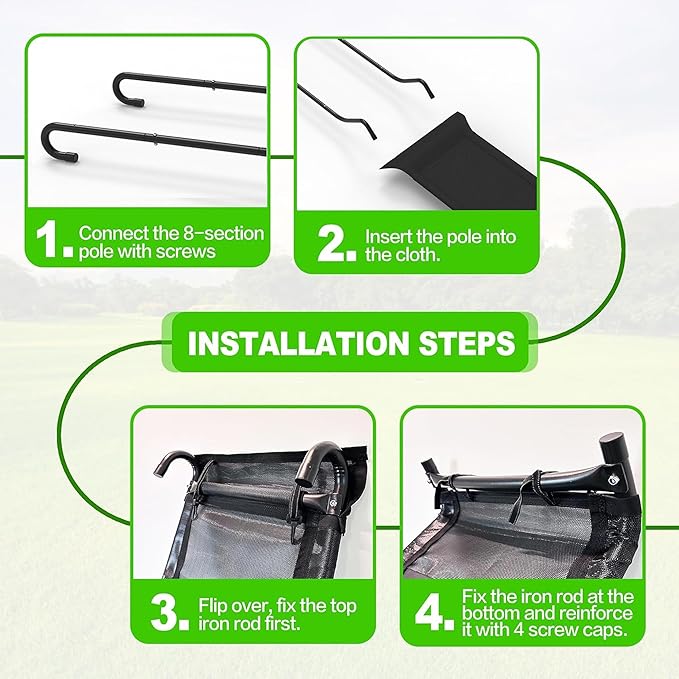 Trampoline Slide, 10FT 12FT 14FT 15FT 16FT Trampoline Universal Outdoor Slides, Trampolines Accessories with Cushioning Effect, Suitable for Kids to Climb Up Slide Down, Safety Slider (Black)