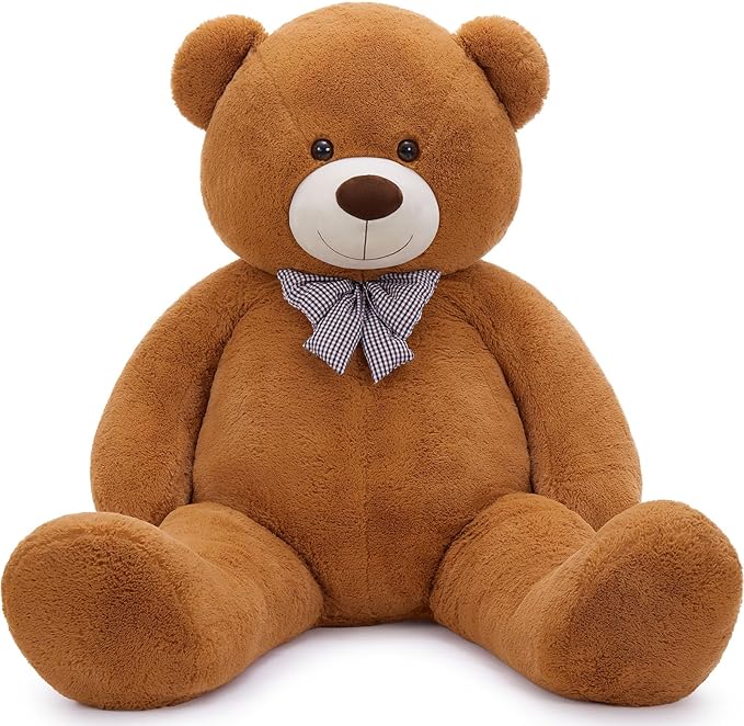 MaoGoLan Giant Teddy Bear 6 Feet Tall, Dark Brown Human Size Big Teddy Bear Stuffed Animal for Boyfriend,Girlfriend,Wife on Valentines Day,Christmas,Birthday