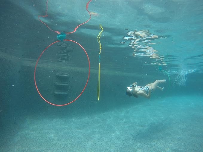 Water Sports Swim Thru Rings: 3-Pack 30-Inch Collapsible Rings, Depth Adjustable Pool Toys for Swimming Pool - Essential Water Toys and Pool Accessories for Summer Fun, Assorted Pack