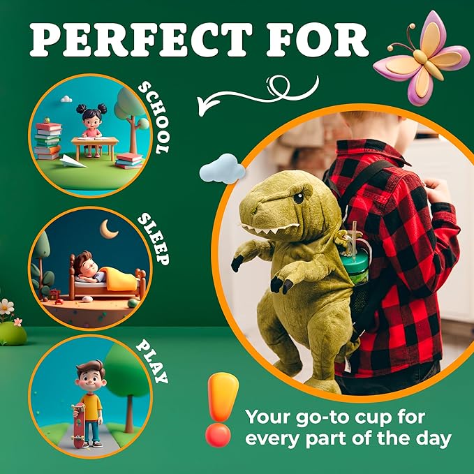 Regional Black Bear Cup, Water Bottle, Tumbler with Lid and Straw, Travel Sippy Cup for Water or Milk, Cups with Lids BPA Free Plastic, 12 oz