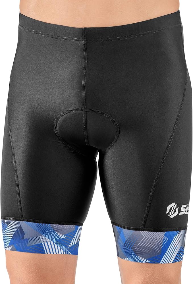 SLS3 Triathlon Shorts - Men's Padded Tri Shorts with 2 Pockets, Medium Compression