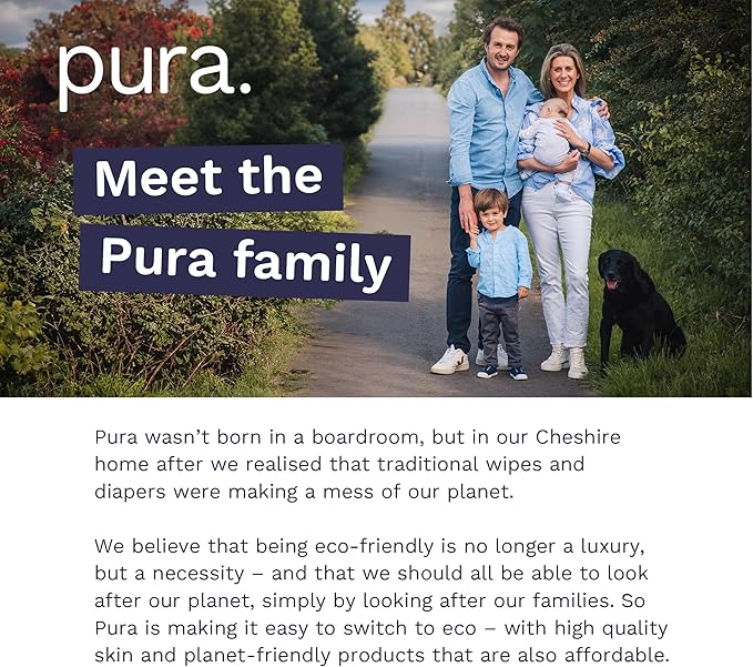 Pura Size 5 Eco-Friendly Diapers (24-35 lbs) Totally Chlorine Free (TCF) Hypoallergenic, Soft Organic Cotton, up to 12 Hours Leak Protection, Allergy UK, 3 Packs of 20 (60 Count)