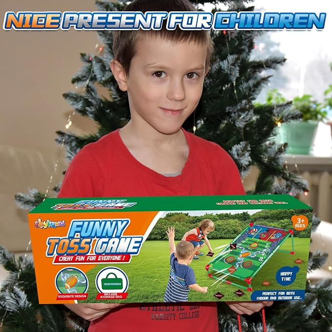 Bean Bag Toss Game for Kids,Outdoor Game for Kids,Family Party Game Birthday Christmas Outdoor Activities