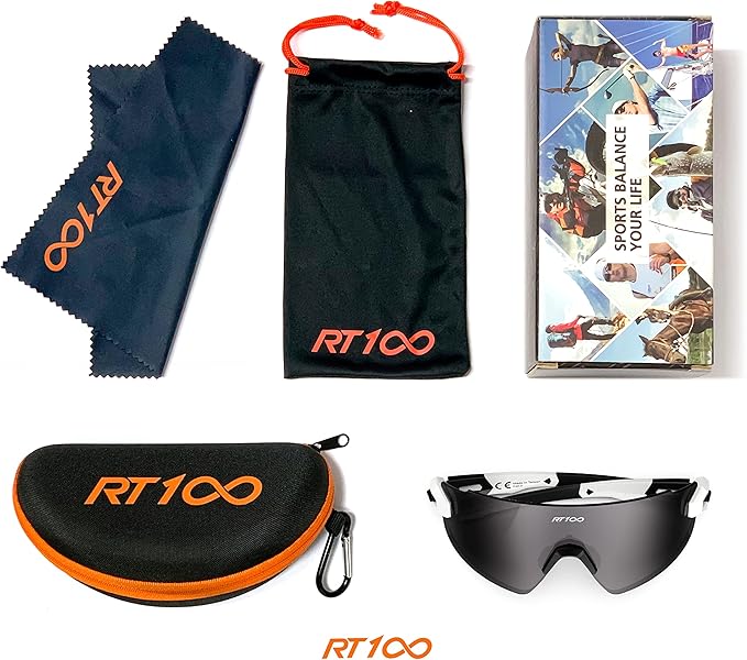 RIDE YOUR WAY Professional wrap around Frameless Cycling Sunglasses for Men and Women