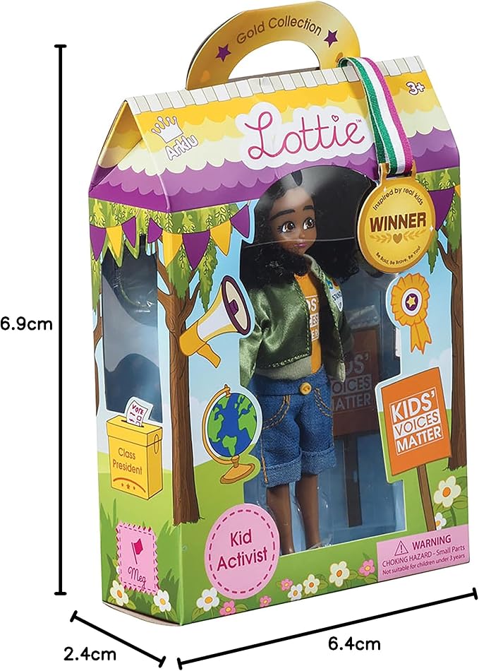 Lottie Kid Activist Doll with Accessories Inspired by Real-Life Activist Mari Copeny