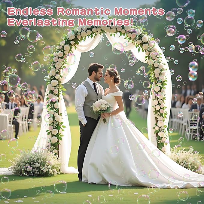 Bubble Machine Gun Kids Toys, Bubble Gun with Colorful Lights and Thousands Bubbles, Outdoor Toy Birthday Party Halloween Favors for Boys Girls Age 3 4 5 6 7 8 9 10 11 12 Years Old