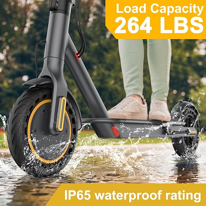 10/8.5" E Scooter for Adults 19-22 MPH Sport Escooter 350W/500W Motor, Electric Scooter 15-22 Miles Range, Bearing 265 LBS/APP Control,with Seat Parent ASIN: B0FHB4G2WQ