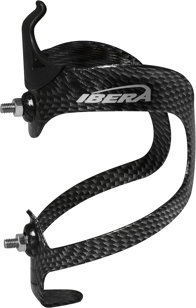 Ibera Bike Water Bottle Holder, Quick Access Water Bottle Holders for Bike with Firm Grip, Lightweight Aluminum Cage, Fits Standard & Oversized Bottles, Stylish Easy Mount Bikes Bottle Holder