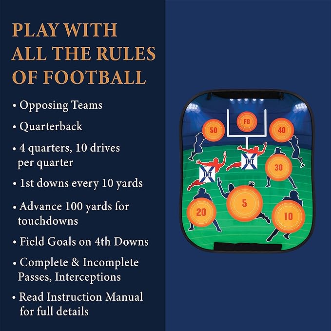 GUD Football, Baseball & Darts Sports Games Toy, Yard Lawn Outdoor & Indoor Birthday Gifts Target Football Toy, Kids Set, Toss Toys, Boys Gifts Year Old Ages