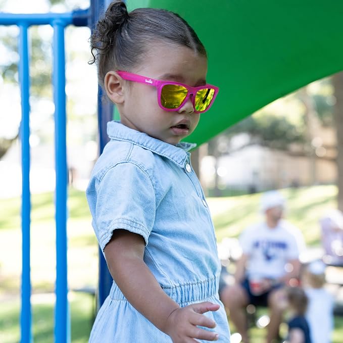 Sunnies Shades Kids Sunglasses, Toddler Sunglasses - Polarized UVA and UVB Protection, Anti-Slip Frame for kids.
