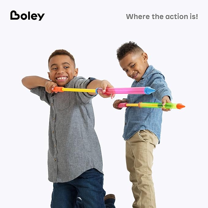 Boley Crayon Water Blasters - 16 Pack 23" Super Soaker Water Guns for Kids & Adults - Big Pool Party Game Set, Colorful Squirt Guns, Outdoor Fun, Summer Toys for Beach, Backyard, BBQ, and More