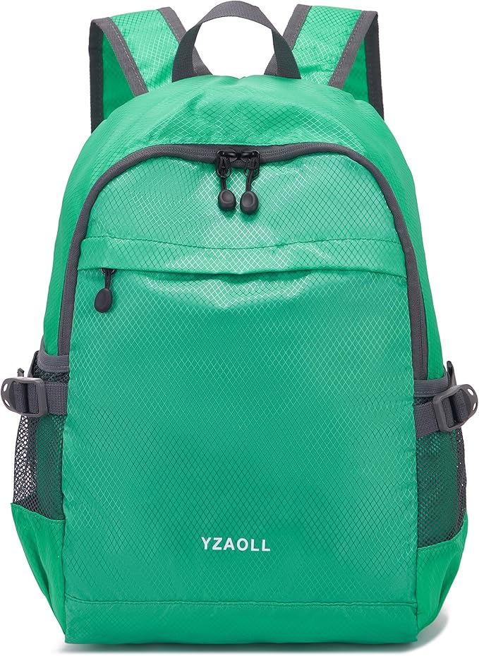 YZAOLL Small Lightweight Packable Hiking Backpack, 20L Hiking Backpack Day Pack for Women Men Travel Camping Vacation,Qing