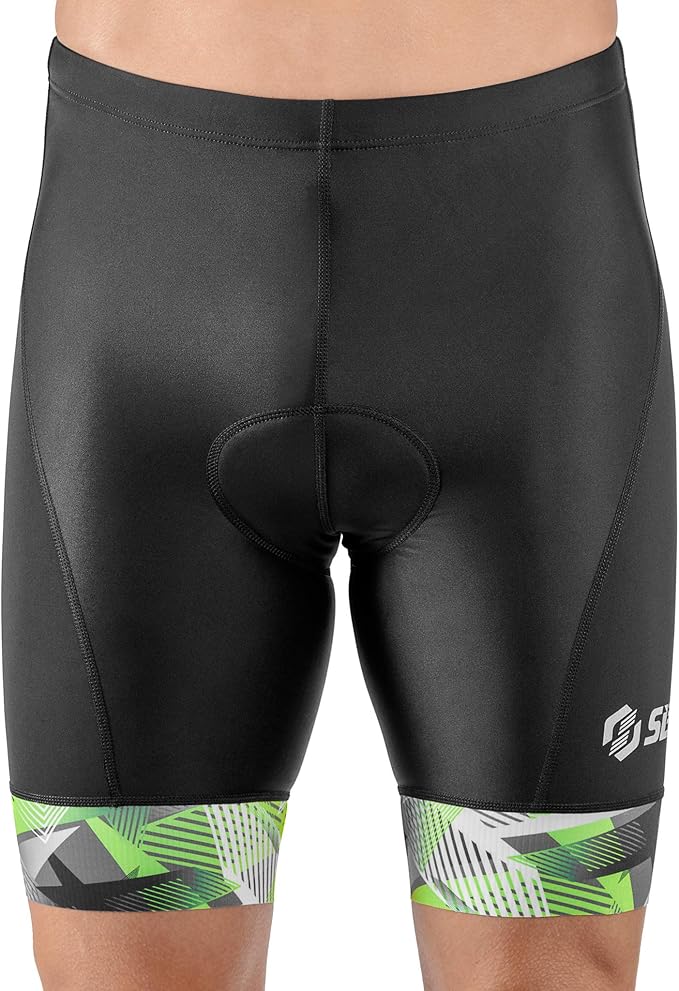 SLS3 Triathlon Shorts - Men's Padded Tri Shorts with 2 Pockets, Medium Compression