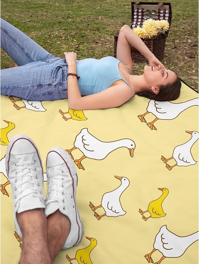 Duck Blanket Soft Blankets and Throws Flannel Cozy Lightweight Quilt Gift Perfect for Bed Sofa Couch-60 x50 Medium for Teen