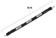 ABUS Hardened Steel 6KS 10 Foot x 1/4" Thick Square Security Chain for Bikes, Containers, Trailers, ATV's, Motorcycles and Personal/Industrial Property