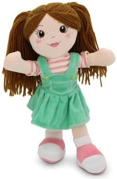 Playtime by Eimmie 14" Soft Baby Doll for Girls (Allie) - Plush Rag Doll for Toddlers & Infants, Washable Stuffed Toy with Sensory Fabric Body - Great for Baby Showers, Birthdays & Special Occasions